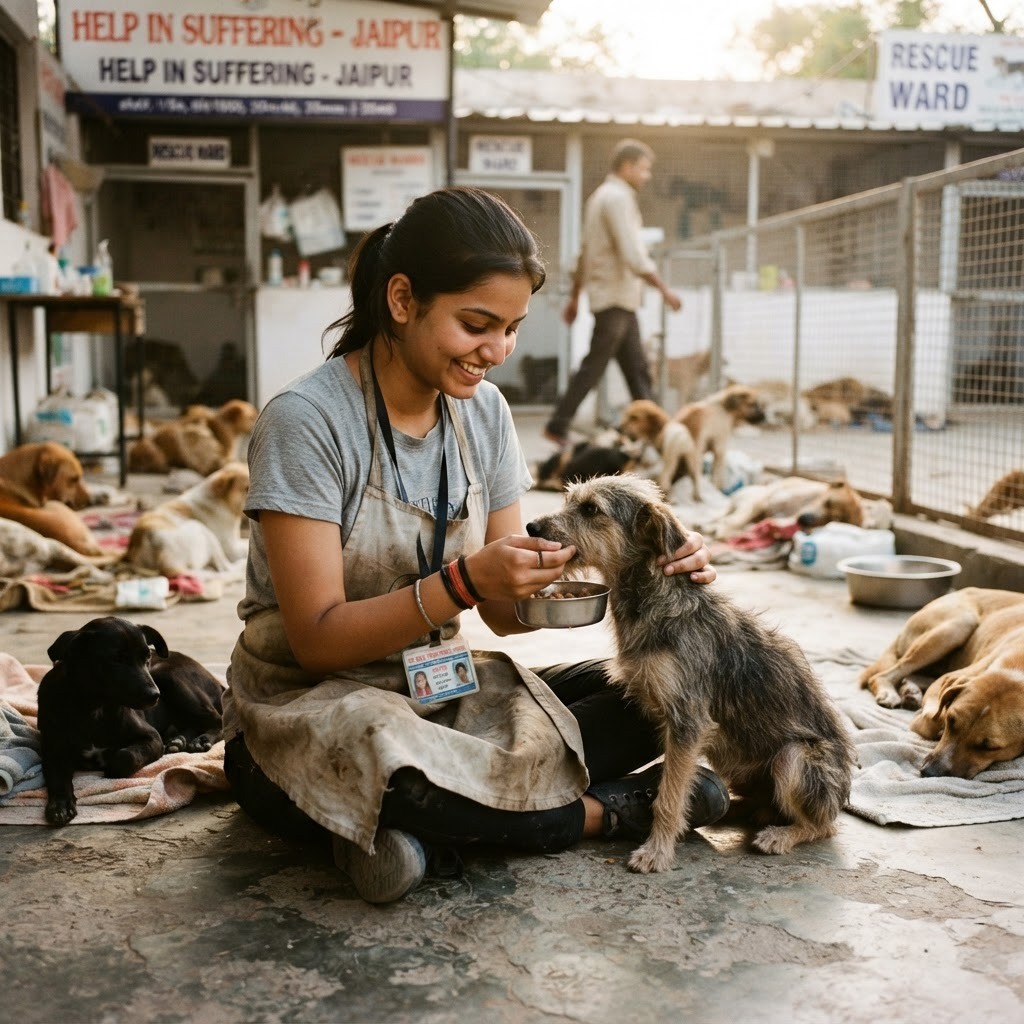 Build a shelter for 500 rescued street animals in Delhi
